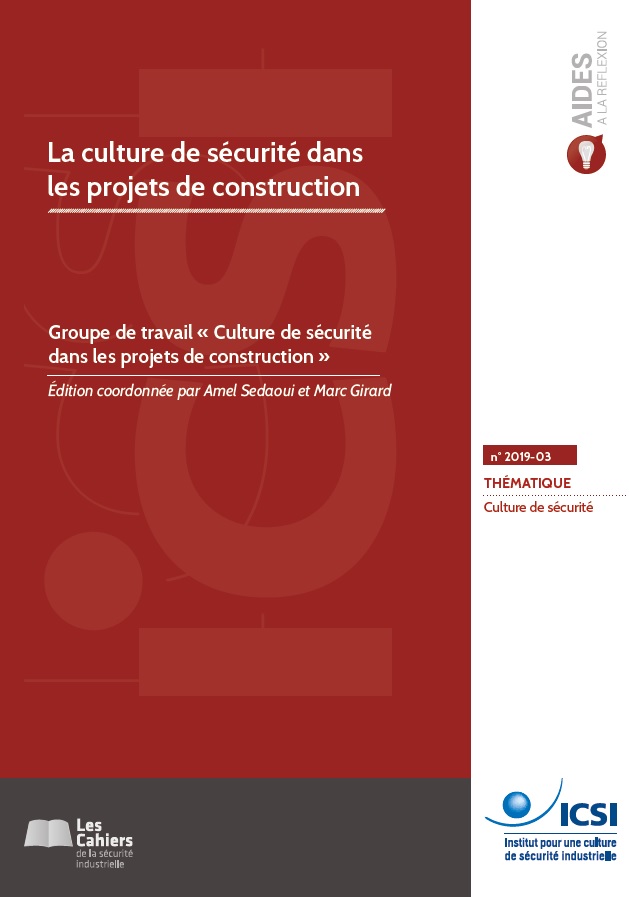 cahier culture sécurité projets construction